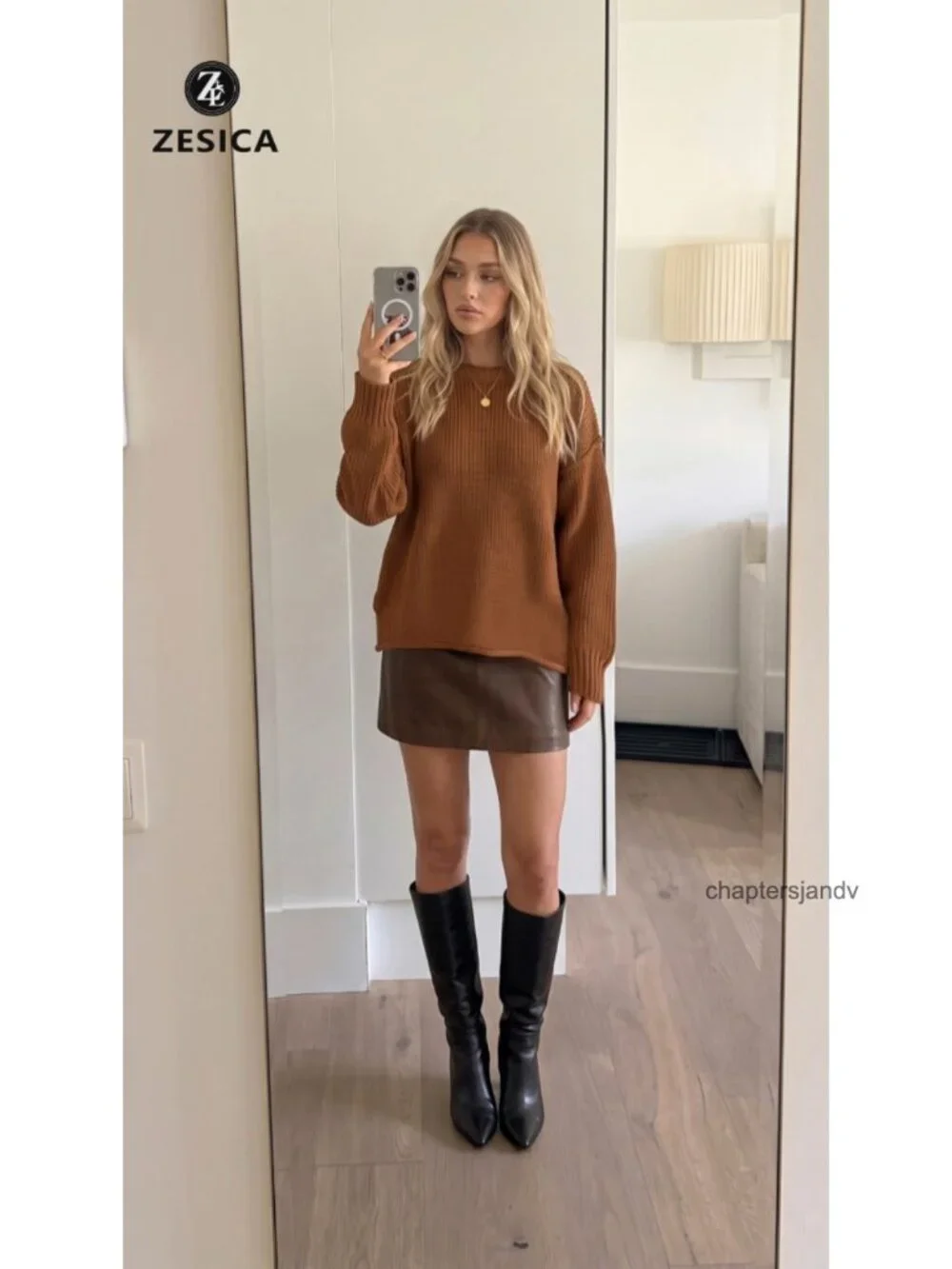 Oversized Chunky Crewneck Long Sleeve Pullover Sweater